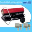 4 x Replacement Heater Burner Nozzle Adapter 104054-01 Fits Reddy, Remington, Master, Desa Kerosene Heater(2pack)