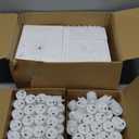 2025 New Waterproof 100 Pcs - Luminary Bags with Flameless Candles - Plastics Reusable Luminaries with Led Lights - Christmas Luminary Bags for Outdoors Birthday Wedding Thanksgiving Party Decor