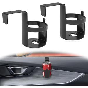 2 PCS Black Cup Holder,Waterproof and Durable,Portable Multifunction,Fit Most Size Mugs,Cup Holders That Fit Most Cars,Car Storage Cup Accessories,Vehicle Seat Cup