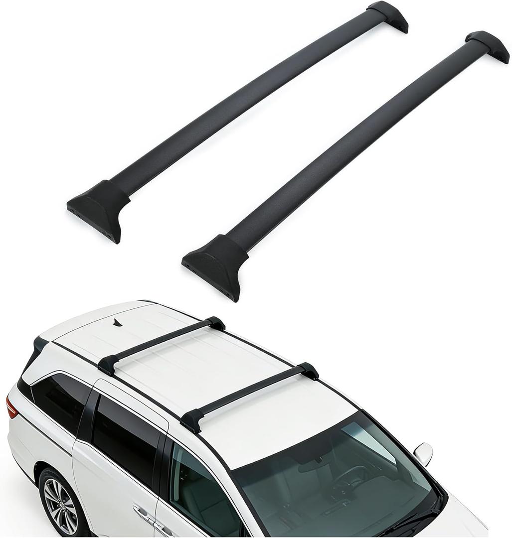 ECOTRIC Roof Rack Cross Bars Compatible with 2018-2022 Honda Odyssey All Models Replacement for 08L04-THR-100 Roof Rack Roof Rail Crossbars Luggage Rack Cargo Bag Carrier