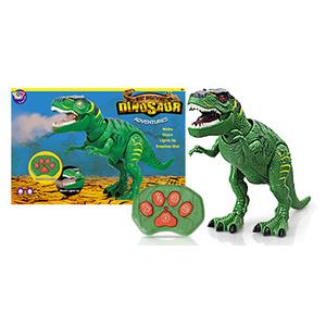 Remote Control Dinosaur Toys for 3-5 Year Old Boys Girls, LED Light Up Walking and Roaring Realistic T-Rex Dinosaur Toy with Glowing Eyes Projection Spray Function for Kids Gifts Age 3+