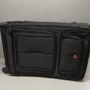 SWISSGEAR Sion Softside Expandable Spinner Luggage Durable Lightweight Travel Suitcase, Black, Checked-Large 29-Inch