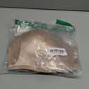 HACI Plunge Deep U Strapless Bra Push Up Demi Everyday Seamless Underwire (36D, Beige)