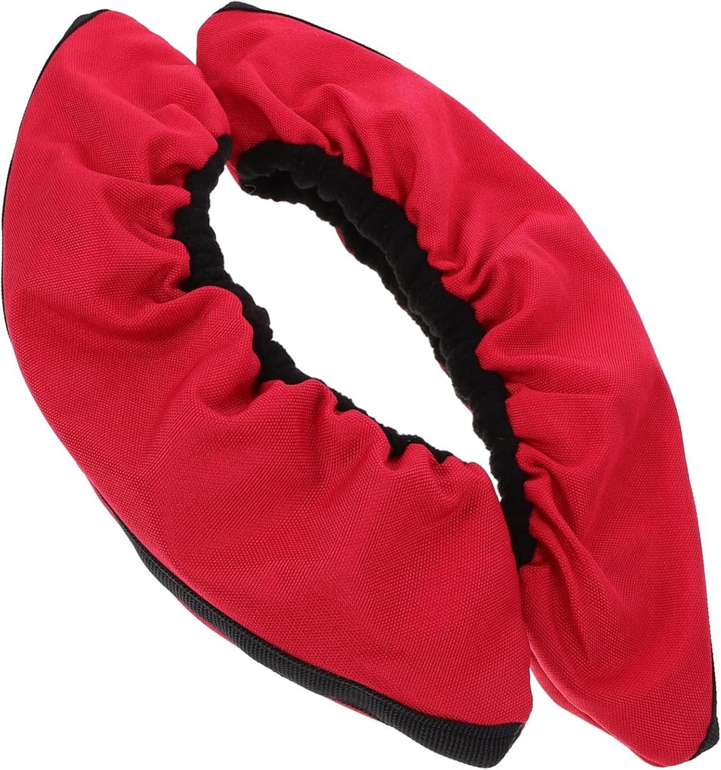 BESPORTBLE Skate Shoe Covers Protector Men Guard Protective Skate Holder Skating Blades Ankle Accessories Ice (Red)