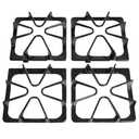 Premium W10447925 Gas Stove Burner Grates Replacement for Whirlpool Amana Stove Burners Replacement,for Maytag Stove Cooktop grate Parts,for Kenmore,Kirkland,Inglis Stove Top Range Cast Iron Rack4 Pcs