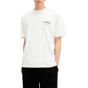 Men's Underground Short Sleeve Crew Neck Shirt (X-Large, Ashen White)