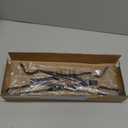 Stanbroil Outdoor Campfire Fireplace Tongs, 26" Long, Log Grabber, Black