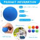 Mini Soft Foam Balls Assorted Play Balls Lightweight for Crafts, Birthday Party Favors and Gifts