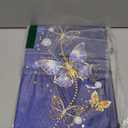 Case for iPad Pro 11 Inch (M5) 2025 / (M4) 2024, Auto Wake/Sleep Supports Pencil Pro and Pencil(USB-C) Flip Wallet Shockproof Cover, Diamond Butterfly