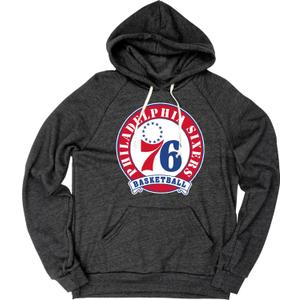 Blue 84 NBA Officially Licensed Tri-Blend Hooded Sweatshirt Black (Large)