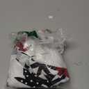 Ganeen 3 Piece Christmas Kitchen Curtain Set Kitchen Window Tier Curtains and Valance Buffalo Plaid Curtains Black and White Curtain Polyester Farmhouse Christmas Decoration (Tree)