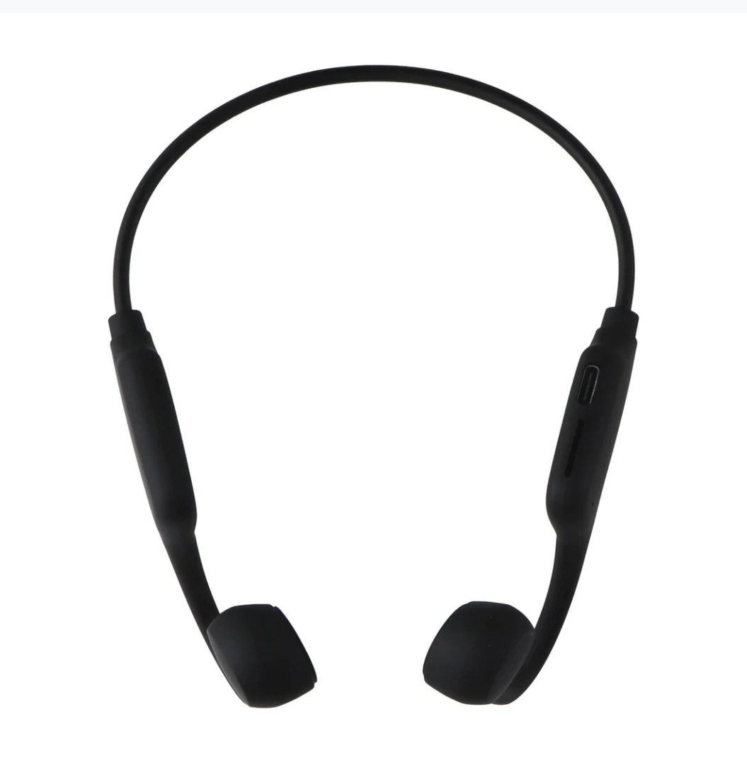 Helix Air Wireless Bone Conduction Open-Ear Headphones - Black