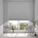 Changshade Cordless Cellular Shades, Blackout Room Darkening Black Out Honeycomb Blinds for Indoor Windows Bedroom, Pull Down Pleated Accordion Blind Easy Install, Shade Size 31" Wx72 H, White