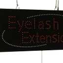Eyelash Extension Sign, 24"x12", 60x30cm, TOPKING, LED, Neon, Florescent, Signage, Signboard, Display, Billboard, Screen, Grand Opening, Gift