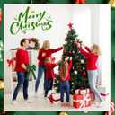 25 Pcs Olive Green Velvet Tree Topper Christmas Ornaments Include Large Christmas Bows Tree Topper 12 Xmas Velvet Balls 12 Green Bows for Xmas Holiday Door Fireplace Wall Party Decor