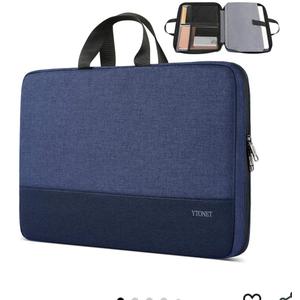 Ytonet 14 Inch Laptop Sleeve, TSA Laptop Case with Handle, Water Resistant Protective Computer Carrying Case, Compatible with MacBook HP Dell Lenovo Asus Notebooks, Gift for Men Women, Dark Blue