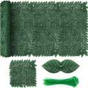 Artificial Ivy Privacy Fence Screen, 120x40 inch Dense Leaves Fence Panel, Super Privacy Greenery Wall Faux Ivy Greenery Backdrop Ivy for Patio, Balcony, Garden, Backyard Indoor Outdoor Decor