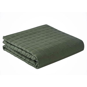 YnM Thermoregulating Blanket for Couples, Suit for Hot Sleeper and Cold Sleeper in One Bed(Finished Size 48x71 inches, Green)