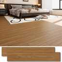 54 Sq.Ft. Peel and Stick Vinyl Floor Tiles 36" x 6" Wood Look Planks, 36 Pack Waterproof Self-Adhesive Flooring Tiles, DIY for Renter, Kitchen, Living Room, RV, Burlywood
