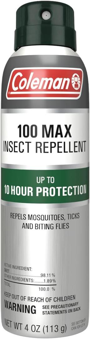 Coleman 100 Max 100% DEET Insect Repellent Spray - 4 oz
