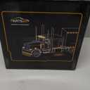 Partsam 2pcs 3.5" Double Face Amber/Red/Blue 32LEDs Watermelon Lights for Semi Truck, Pedestal Light,Turn Signal Marker Lights for 12V-24V Heavy Trucks