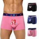 Arjen Kroos Men's Novelty Boxer Briefs Sexy Cotton Underwear for Men Funny Boxer Shorts 3 Pack
