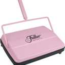 Fuller Brush 17028 Electrostatic Carpet & Floor Sweeper - 9" Cleaning Path - Lightweight - Ideal for Crumby Messes - Works On Carpets & Hard Floor Surfaces - Pink