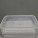 WIBIMEN Ice Cube Tray with Lid and Bin - Round Ice Trays for Freezer with Lid - Ice Cube Trays for Freezer with Ice Container (1"-2PACK White)