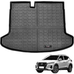 for Nissan Kicks 2018-2024 Cargo Mats Trunk Liner All Weather TPE Rubber Protection Mats (Cargo Liner)