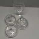 Apothecary Jars Glass Decorative Candy Jars, Buffet Display, Elegant Storage Jar, Decorative Wedding Candy Organizer Canisters 3 Pack