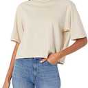 The Drop Women's Sydney Short-Sleeve Cropped Crew Neck T-Shirt XL