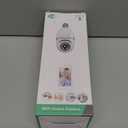 WESECUU Light Bulb Security Camera -5G& 2.4GHz WiFi 2K Security Cameras Wireless Outdoor Motion Detection and Alarm,Two-Way Talk,Color Night Vision,Human Detection, Bulb Camera Compatible with Alexa (2K/1-Pack, White)