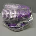 Graduation Party Supplies Gatherfun Graduation Party Dinnerware Set Purple Disposable Paper Plates Napkins Cups Tablecloth Banner for Congrats Grad Party Decorations, Serve 25