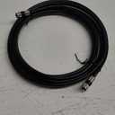 G-PLUG 10FT RG6 Coaxial Cable Connectors Set- High-Speed Internet, Broadband and Digital TV Aerial, Satellite Sky Cable Extension - Weather-Sealed Double Rubber O-Ring and Compression Connectors Black