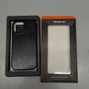 TENDLIN Magnetic Case Compatible with iPhone 15 Premium Leather TPU Hybrid Case (MagSafe) Black