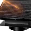 32W Solar Powered Attic Exhaust Fan with 10" Roof Vent - IP68 Waterproof DIY Ventilation System to Lower Heat, Prevent Moisture & Save AC Costs - Off-Grid Cooling for House, Garage,Shed & Greenhouse