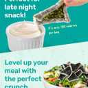 4 x Seaweed Chips Original 1.23oz (35g) Tempura Chips | Crispy Korean Snack Made with Real Seaweed & Rice | Savory Crunch | Light, Gluten-Free Snack - Ofood (EXP 01/30/26)