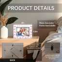 Nonna Gifts Picture Frame 4x6, Nonnas Pink Bow Wooden Picture Frame, Christmas Mothers Day Birthday Gifts for Nonnas Grandma, Best Nonna Ever Decorative Photo Frames for Table Desk Decor