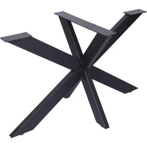 Heavy Duty Metal Table Frame Base - Spider Style Table Legs, Pre-Drilled for Easy Installation, 1000kg Load Capacity - Ideal for Coffee Tables, Desks, and Conference Tables - Modern Design
