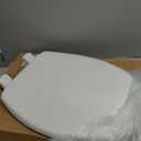 Little2Big Toilet Seat with Built-In Toddler Potty Training Seat, Slow Close, Easy to Install, Made in USA, ELONGATED, White