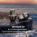 Dynofit 14x1.5 OEM Lug Nuts for F150 2015-2024, 24pcs One-piece Stock Lugnuts Compatible with Ford Expedition F-150 Lincoln Navigator 2016-2018/2019-2024, 14mmx1.5 Factory Tuner Nuts Replace OE#611008