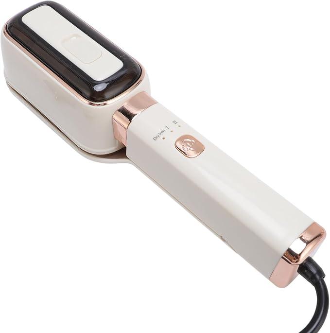 Travel Steamer Iron for Clothes Portable 2 in 1 Mini Wet Dry Clothes Iron Combo, High Efficiency 1000W for Clothes 15S Fast Heat 180° Flip Handle with Large Ceramic Heat (US Plug 110V)