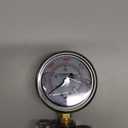RIDGE WASHER Pressure Washer Gauge with 3/8 Inch Quick Connect Socket and Plug, 6000 PSI