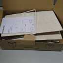 Drum Lampshades Set of 2, Natural Linen Lampshades 13" Top x 13" Bottom x 10" High, Easy Assembly Replacement Fabric Lampshades for Table Lamps Floor Lamps, Beige Color Lampshade