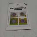Hula Home Stained Glass Mandala Art Kit - DIY Window Clings with Markers, 10 Suncatchers - Perfect Hobby for Adults, Kids, Teens & Seniors - Ideal Gift for Beginners, Women & Elderly