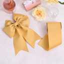 4 inch Old Gold Grosgrain Ribbon 10 Yards for Gift Wrapping Weddings DIY Floral Decor Sewing & More