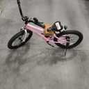 RoyalBaby Freestyle Kids Bike Girls 18 Inch BMX Childrens Bicycle with Kickstand for Ages 5-8 Years, Pink