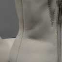 Marc Fisher Women's Glorena Ankle Boot, Ivory Leather, 7.5