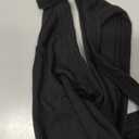 REORIA Women's V Neck Racerback Tank Top (Black), Small