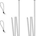 UMARDOO Family Beach Tent Extra Replacement Aluminum Foldable Poles, Portable Telescoping Tent Poles for Awnings Canopy (6.5FT)